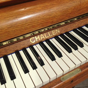 Challen MutiTone Oak Studio Piano Abbey Road Studios