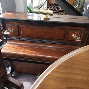 IBACH ROSEWOOD Neo-Classical upright piano 04