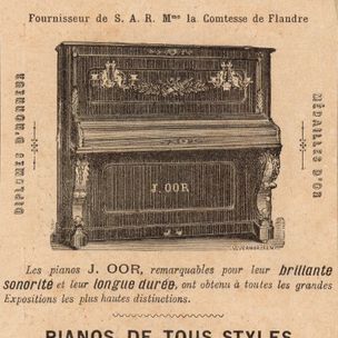 J OOR Bruxelles Belle Epoque Upright piano for sale 08