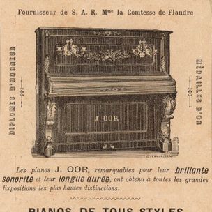 J OOR Bruxelles Belle Epoque Upright piano for sale 08