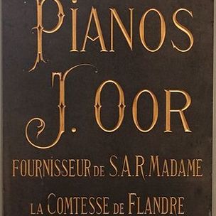 J OOR Bruxelles Belle Epoque Upright piano for sale 09
