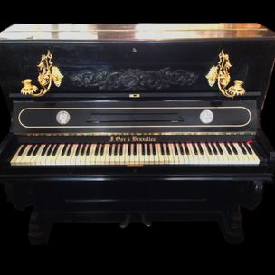 J OOR Bruxelles Belle Epoque Upright piano for sale 14